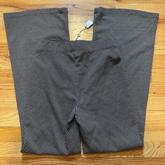 Max Studio Stretchy Bootcut Full Length Pants Black & White size XS - Picture 3 of 6
